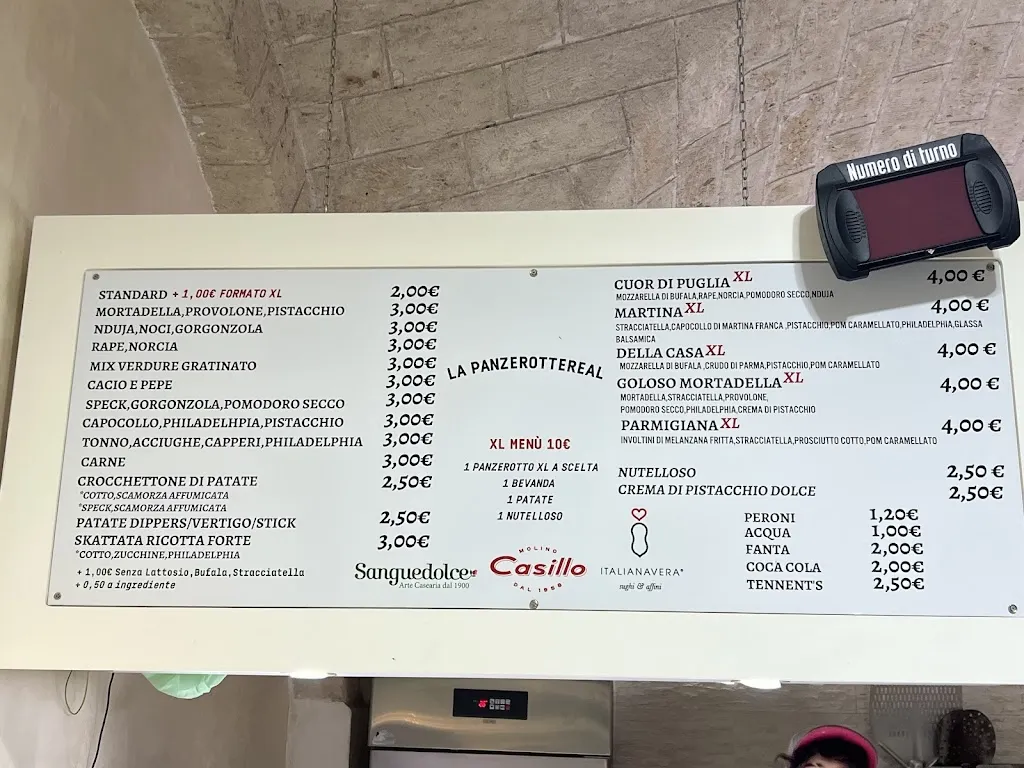 Menu_La Panzerotteria Bitritto_Bitritto_immagine_3