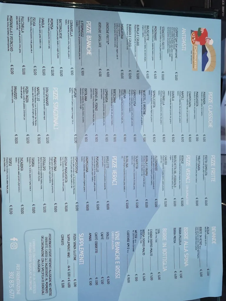 Menu_Da Paoletto Pizzeria Napoletana_Montichiari_image_1