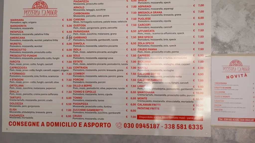 Menu_Pizzeria L'Amour_Montichiari_image_2