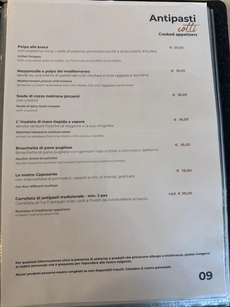 Menu_Trattoria Rosy_Montichiari_image_1