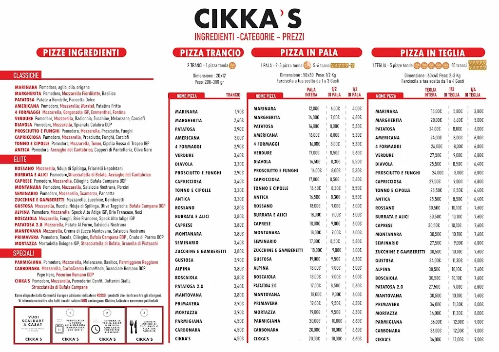Menu_Pizzeria Cikka'S_Montichiari_image_1