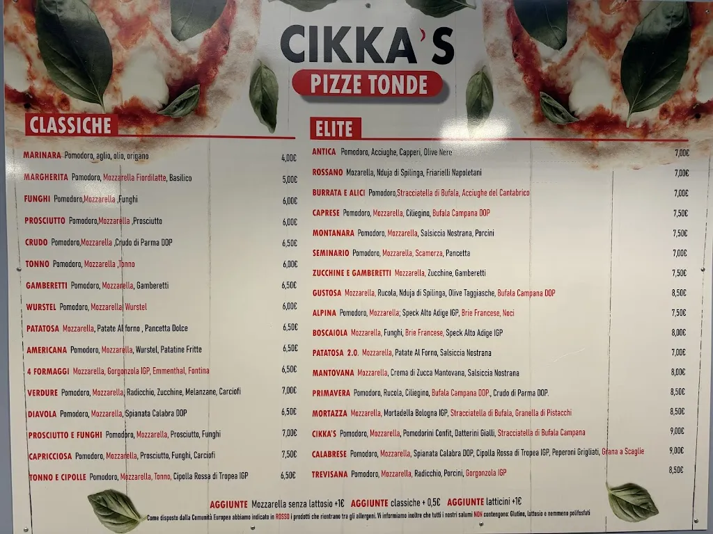 Menu_Pizzeria Cikka'S_Montichiari_image_2