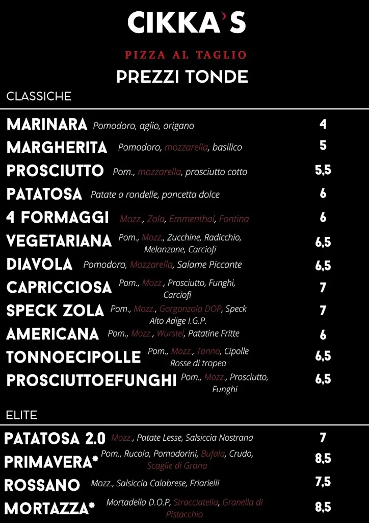 Menu_Pizzeria Cikka'S_Montichiari_image_4