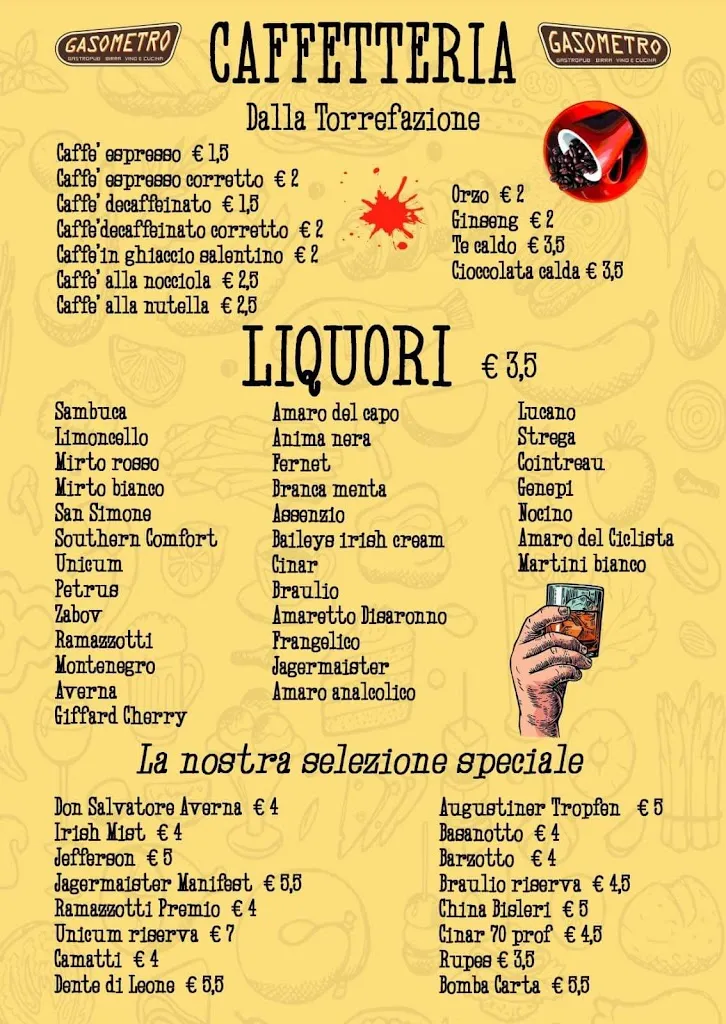 Menu_Gasometro Pub - Vino, Birra, Cucina_Mortara_image_1