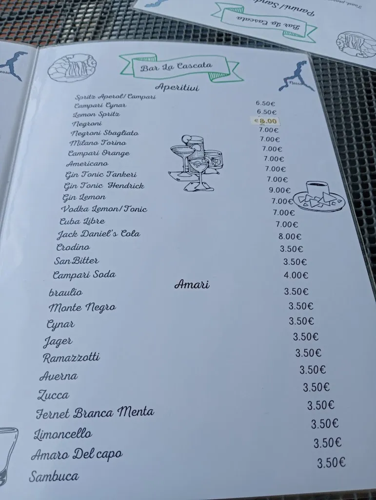 Menu_Bar la Cascata_Nesso_image_3