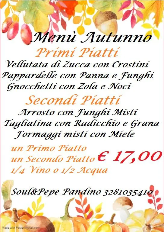Menu_Soul & Pepe Restaurant Cafè_Nosadello_image_1
