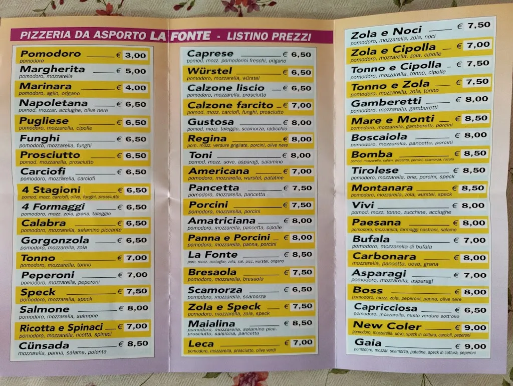 Menu_La Fonte Snc Di Bettineschi E C._Oltre Il Colle_image_2