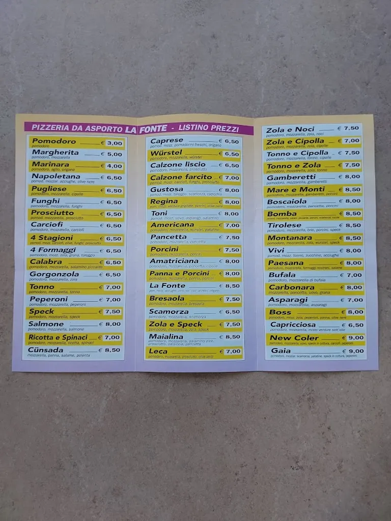 Menu_La Fonte Snc Di Bettineschi E C._Oltre Il Colle_image_3