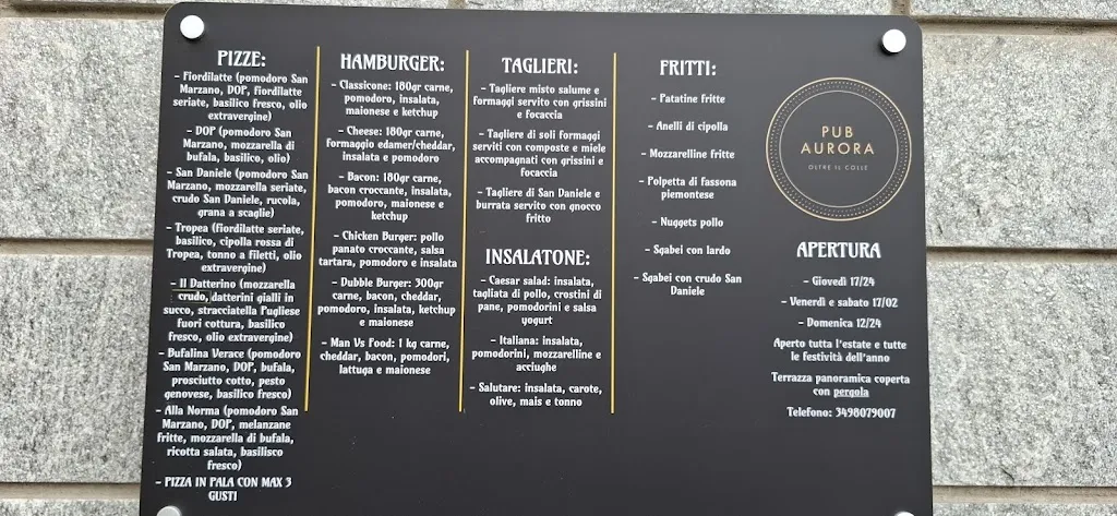 Menu_Pub Aurora_Oltre Il Colle_image_1