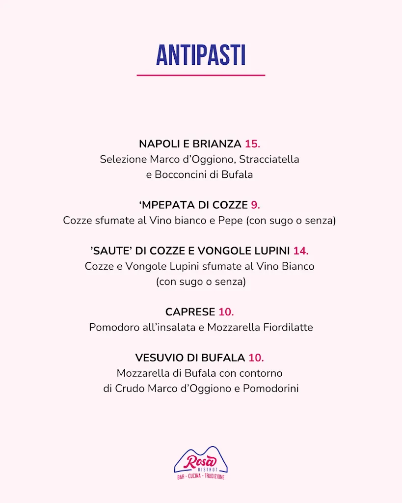 Menu_Rosa Bistrot | Ristorante Napoletano e Bar | Oggiono_Oggiono_image_3