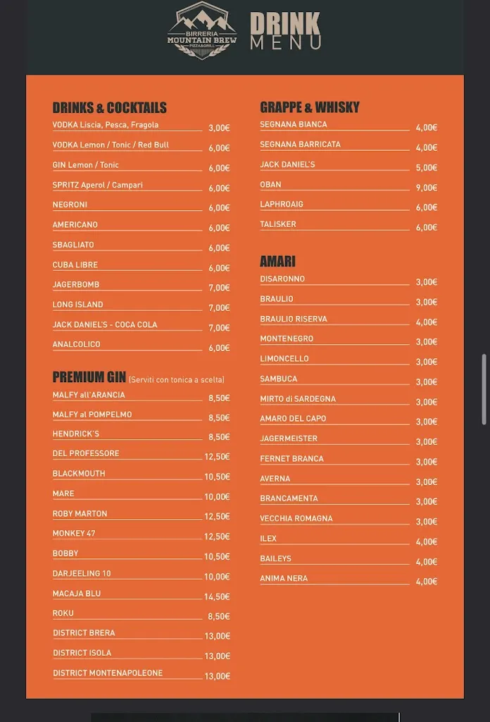 Menu_Birreria Mountain Brew_Oggiono_image_1