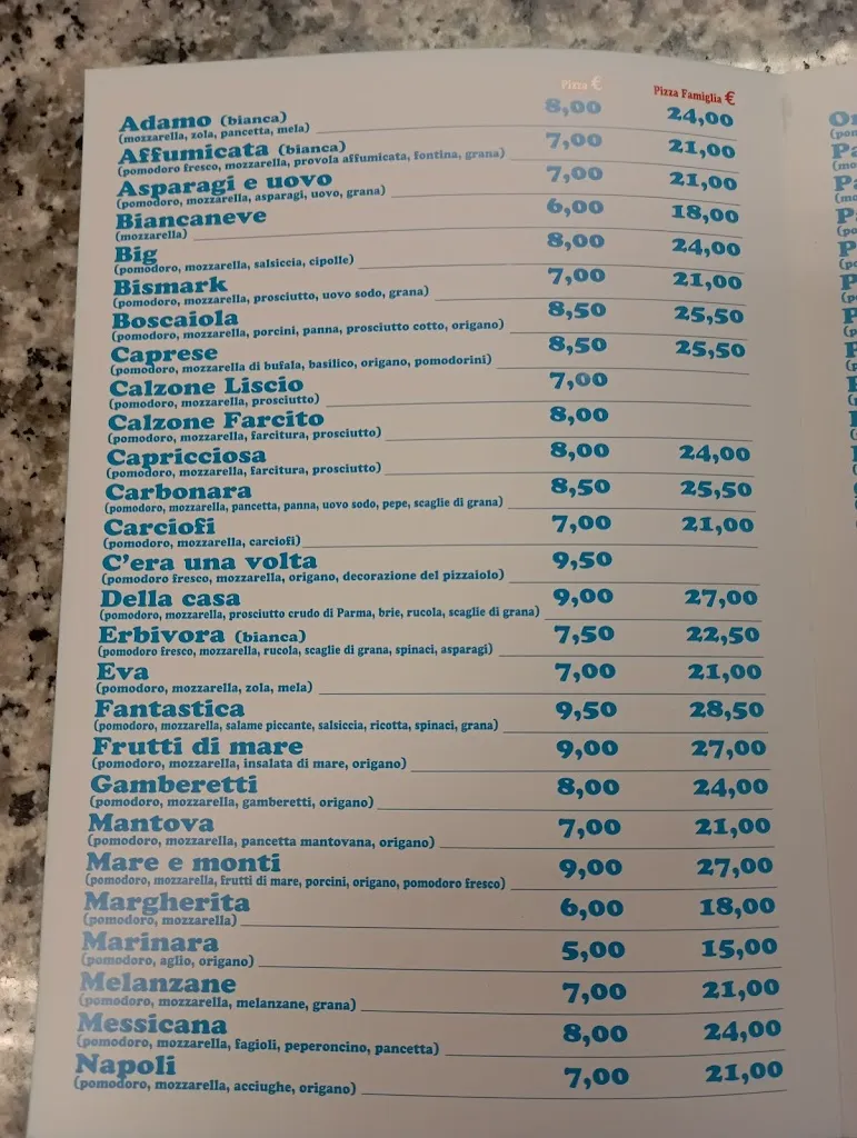 Menu_Pizzeria C'era una Volta Oggiono_Oggiono_image_2