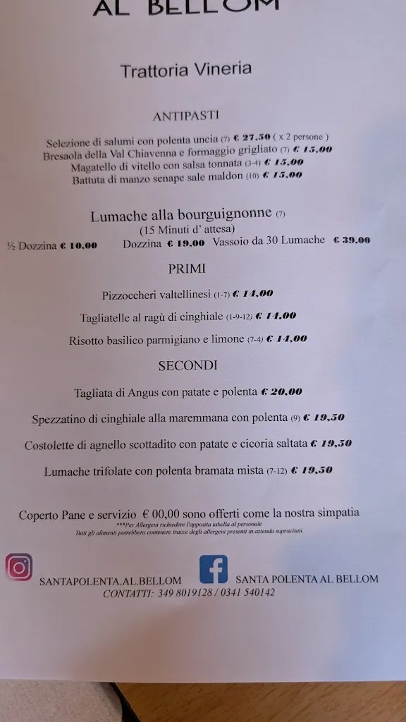 Samuel_Santa Polenta al Bell'Om_Oggiono_review