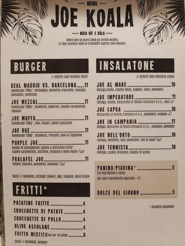Menu_Joe Koala_Osio Sopra_image_1