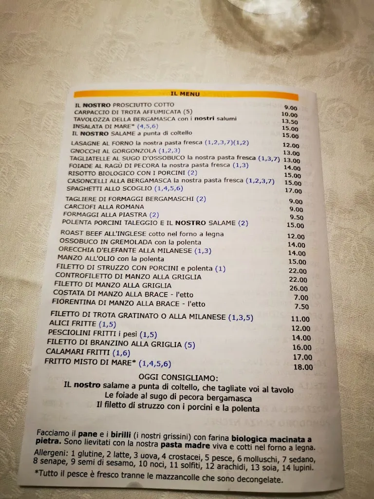 Menü_La Bergamasca_Osio Sopra_Bild_1