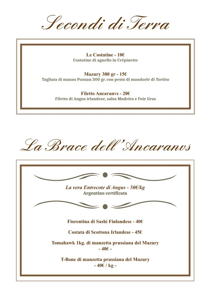 Menu_Ancaranus - Restaurant & Lounge Bar_Bitonto_image_2