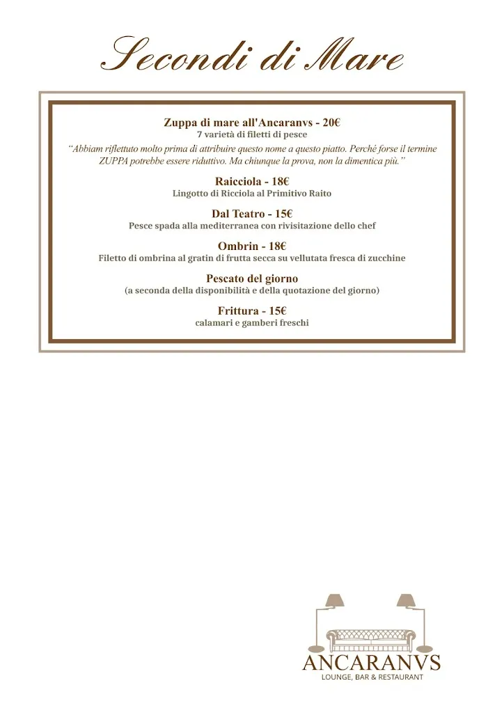 Menu_Ancaranus - Restaurant & Lounge Bar_Bitonto_image_3