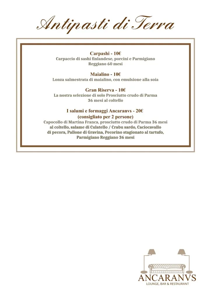 Menu_Ancaranus - Restaurant & Lounge Bar_Bitonto_image_4