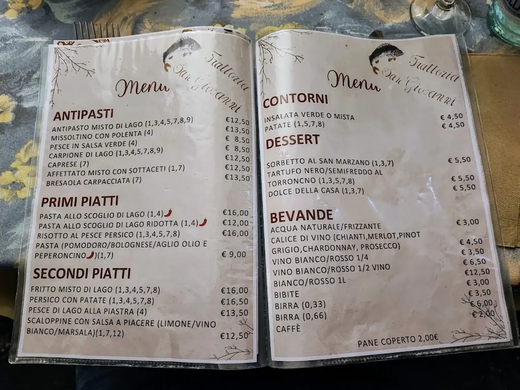 Menu_San Giovanni Ristorante - Bar - Alimentari_Ossuccio_image_1