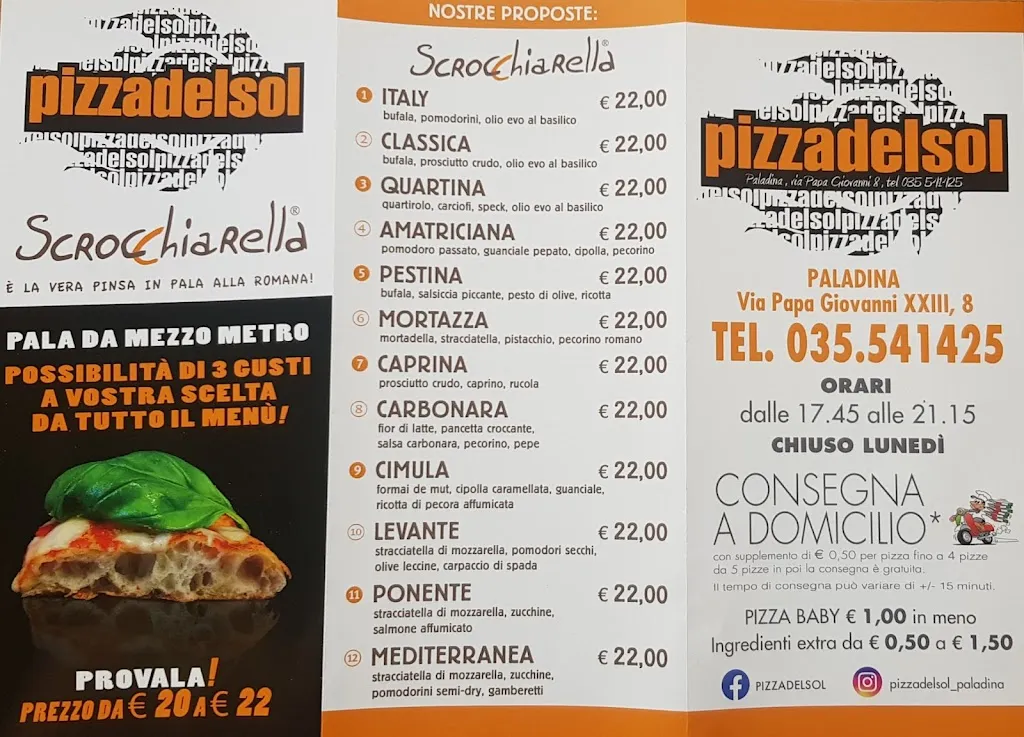 Menu_Pizza Del Sol Paladina - pizzeria d'asporto di Pirola Stefano_Paladina_image_1