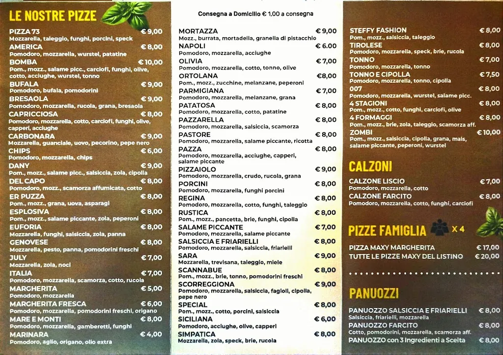 Menu_Pizzeria 73_Palazzo Pignano_image_1