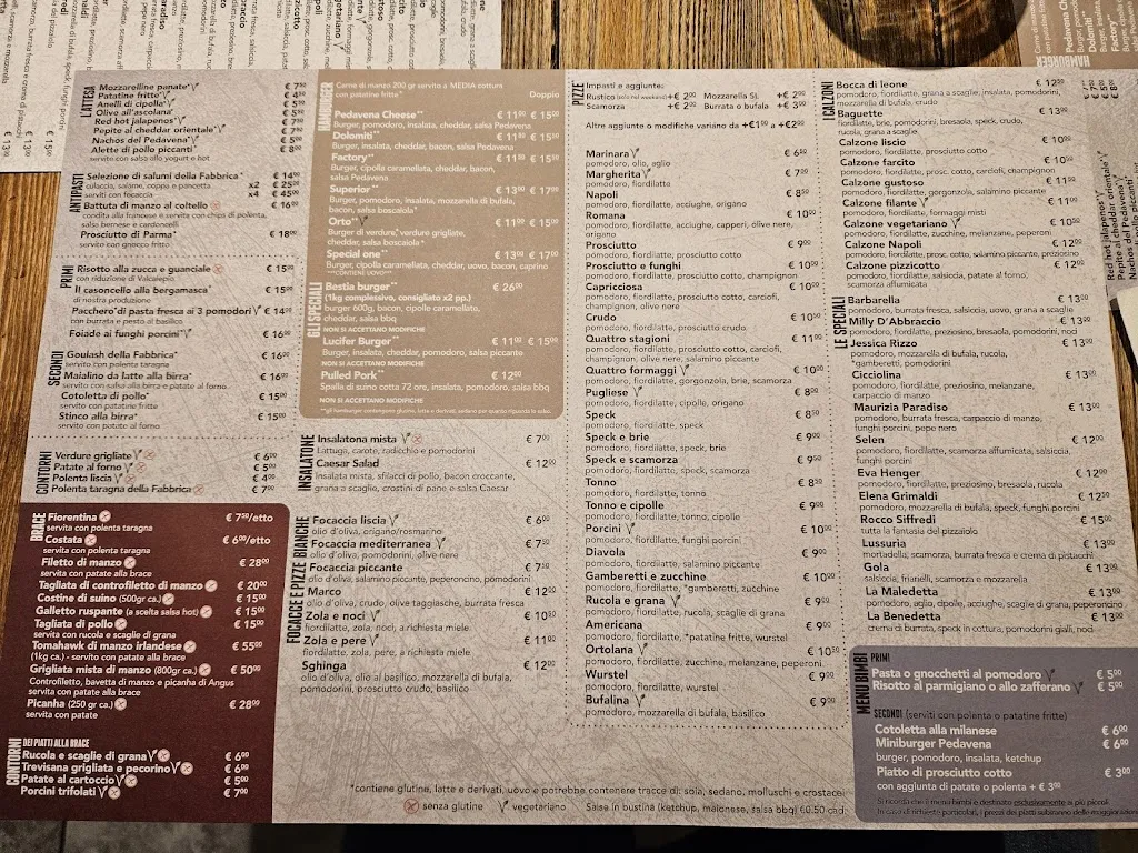 Menu_Fabbrica in Pedavena Pedrengo_Pedrengo_image_1