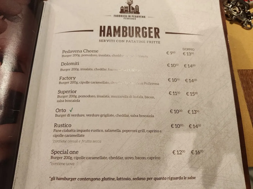 Menu_Fabbrica in Pedavena Pedrengo_Pedrengo_image_3