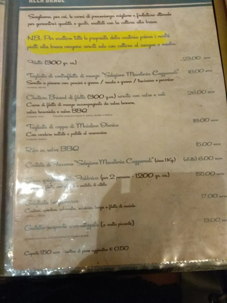 Menu_Fabbrica in Pedavena Pedrengo_Pedrengo_image_4