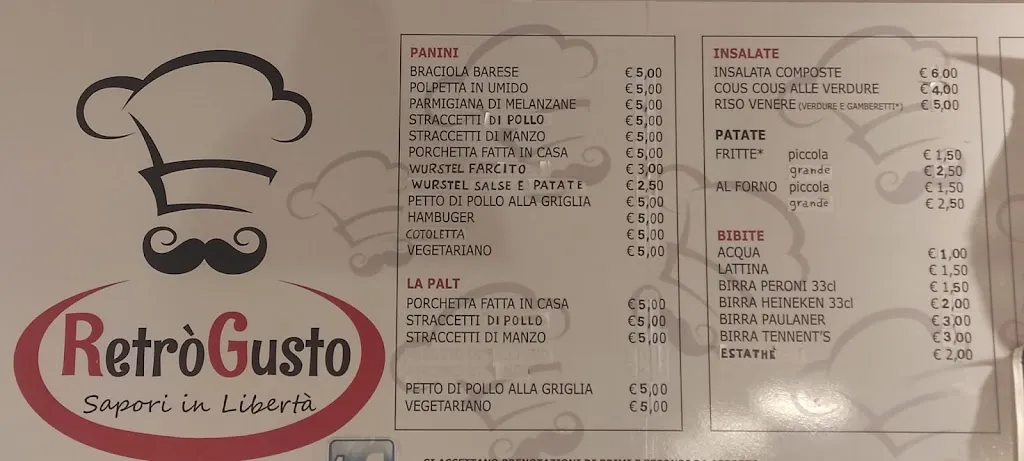 Menu_Retrò Gusto - Sapori in Libertà_Bitonto_image_2