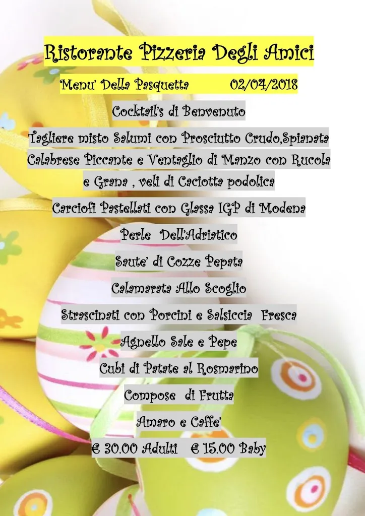 Menu_Ristorante Pizzeria Degli Amici_Bitonto_image_3