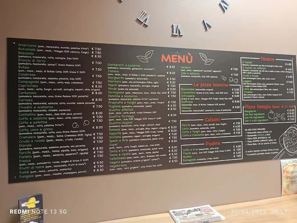 Menu_La Campanina - pizzeria d'asporto_Pianengo_image_2