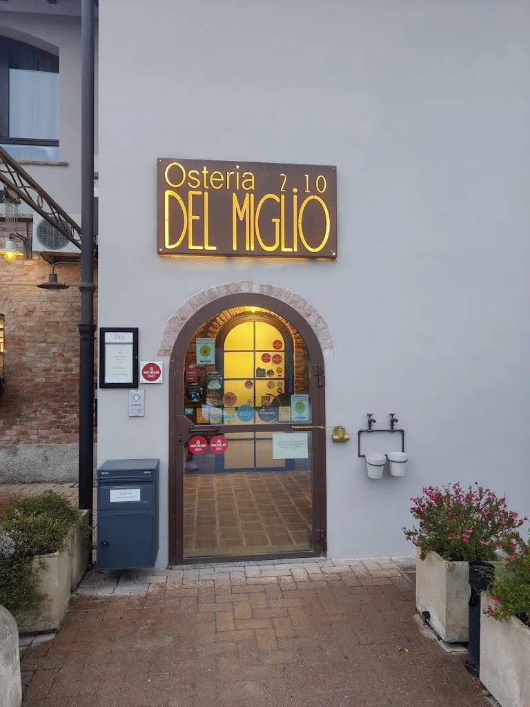 Osteria del Miglio 2.10 restaurant in Pieve San Giacomo