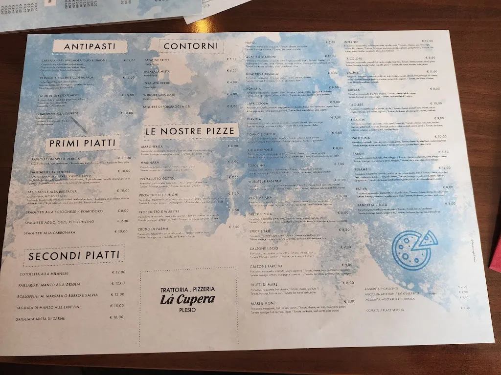 Menu_Bar Trattoria Pizzeria LA' CUPERA_Plesio_image_4