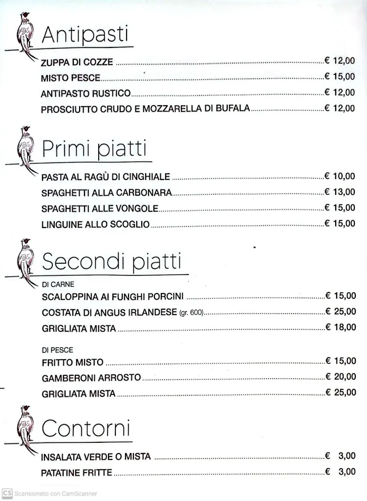Menu_Ristorante Pizzeria Antico Fagiano_Polaveno_immagine_1