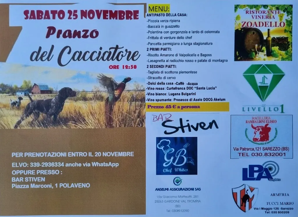 Menu_Ristorante Vineria B&B ZOADELLO_Polaveno_image_1