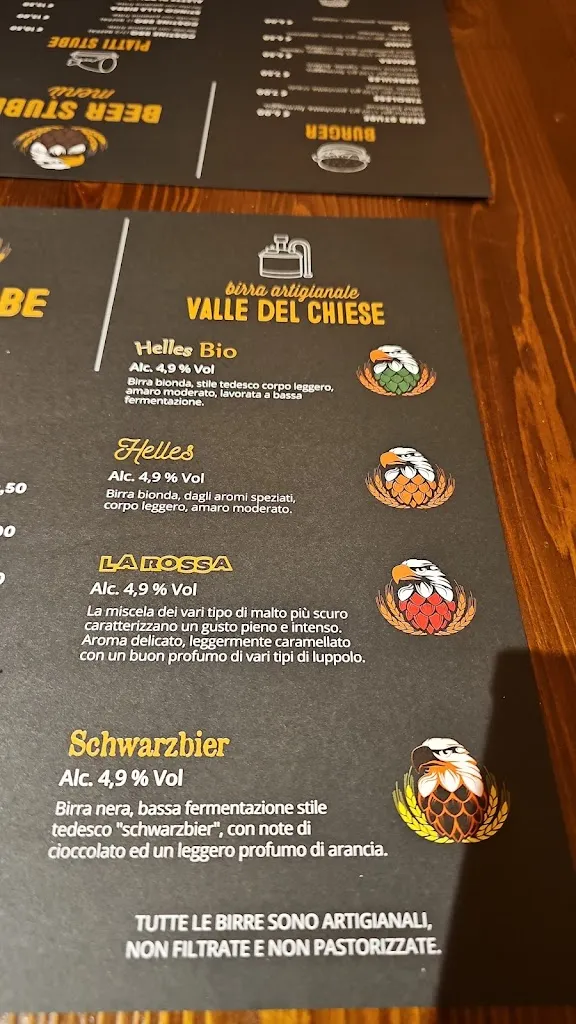 Menu_Food & BEER BIANCO_Ponte Caffaro_image_1