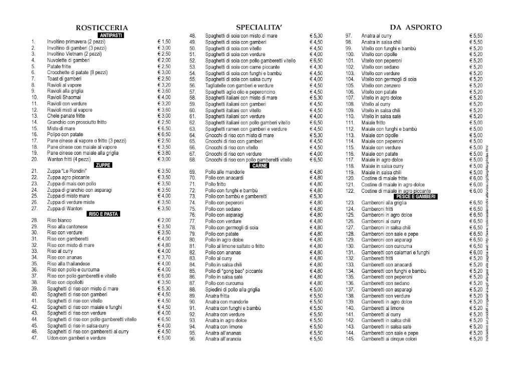 Menu_Le Rondini Di Zhou Hua_Ponte San Pietro_image_2