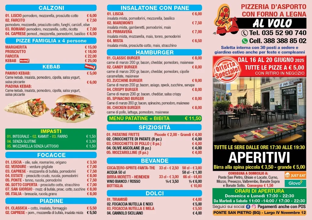Menu_Pizzeria al volo_Ponte San Pietro_image_1