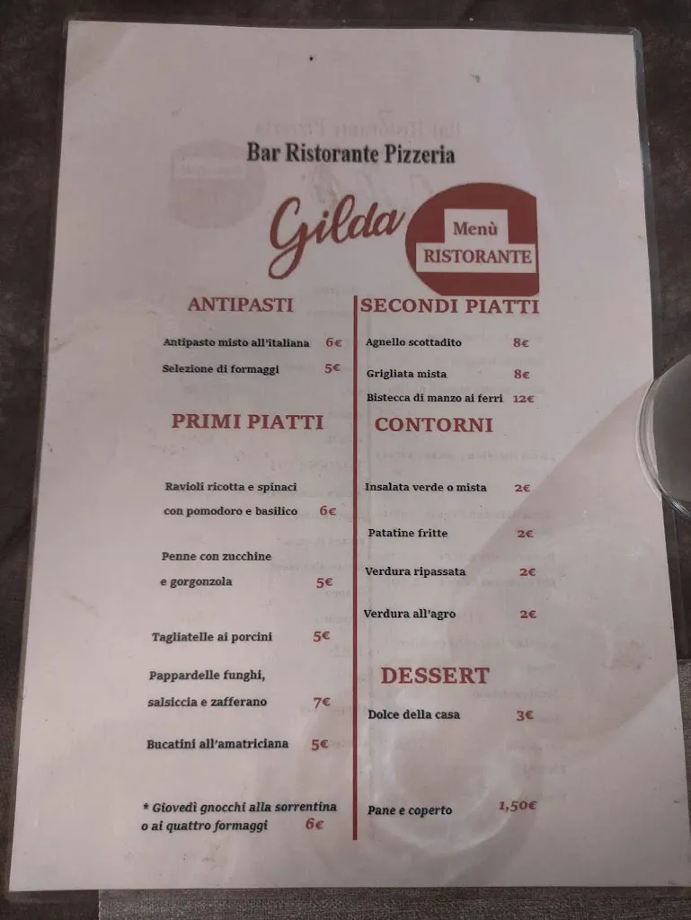 Menu_Ristorante, Pizzeria Gilda_Capistrello_image_2