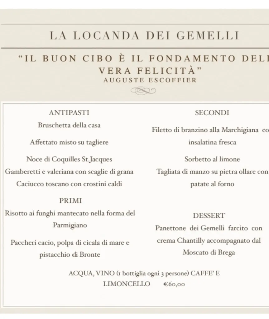 Menu_La Locanda dei Gemelli | Ristorante e Bed & Breakfast_Pregnana Milanese_image_2