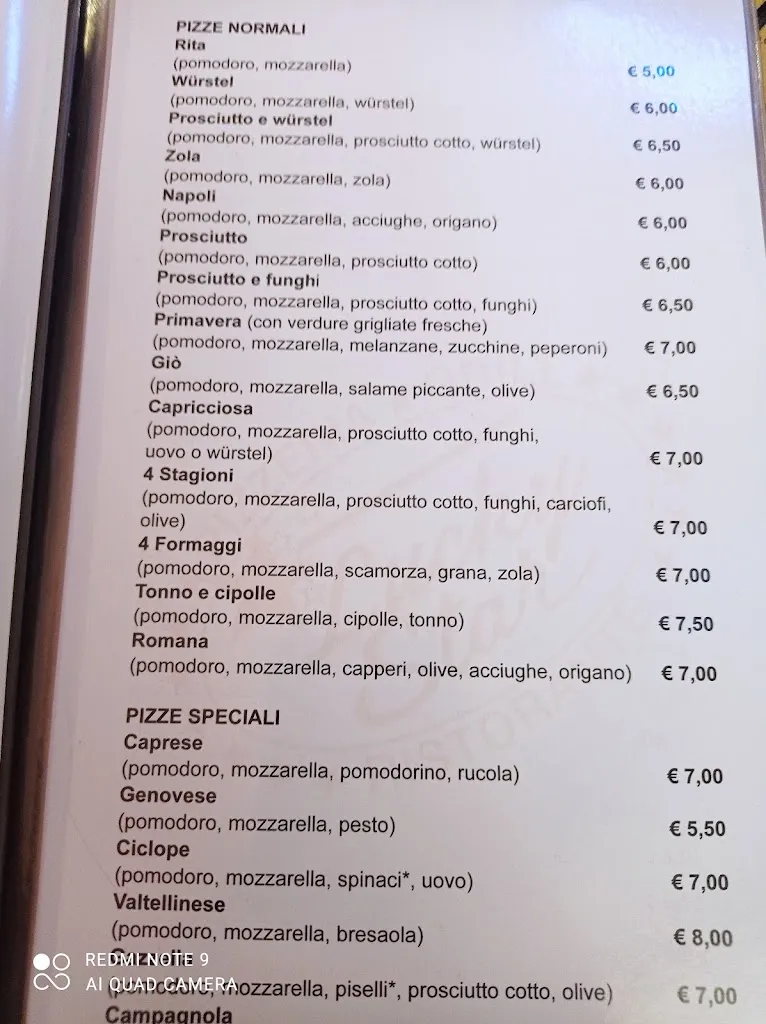 Menu_Pizzeria Lucky Star Guagenti Alessandro_Renate_image_2