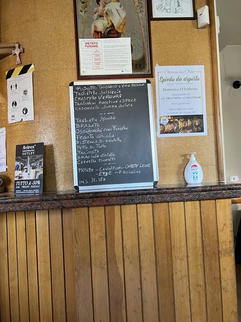 Menu_Osteria De L'Orbo_Rezzato_image_1