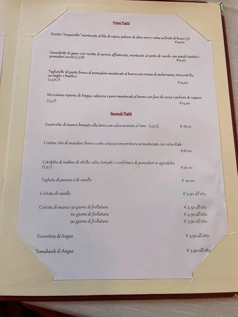 Menü_Antica Macelleria Turba_Rivolta d'Adda_Bild_2