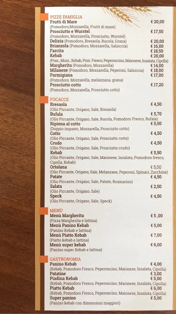 Menü_L'Azienda Pizzeria_Rivolta d'Adda_Bild_1