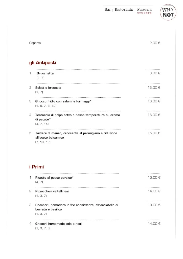 Menü_Ristorante Why Not_Rogolo_Bild_4