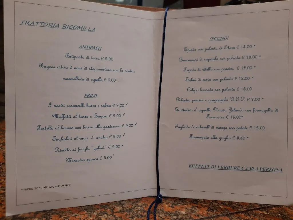 Menu_Trattoria Ricomilla Di Tuana Federico_Roè Volciano_image_3