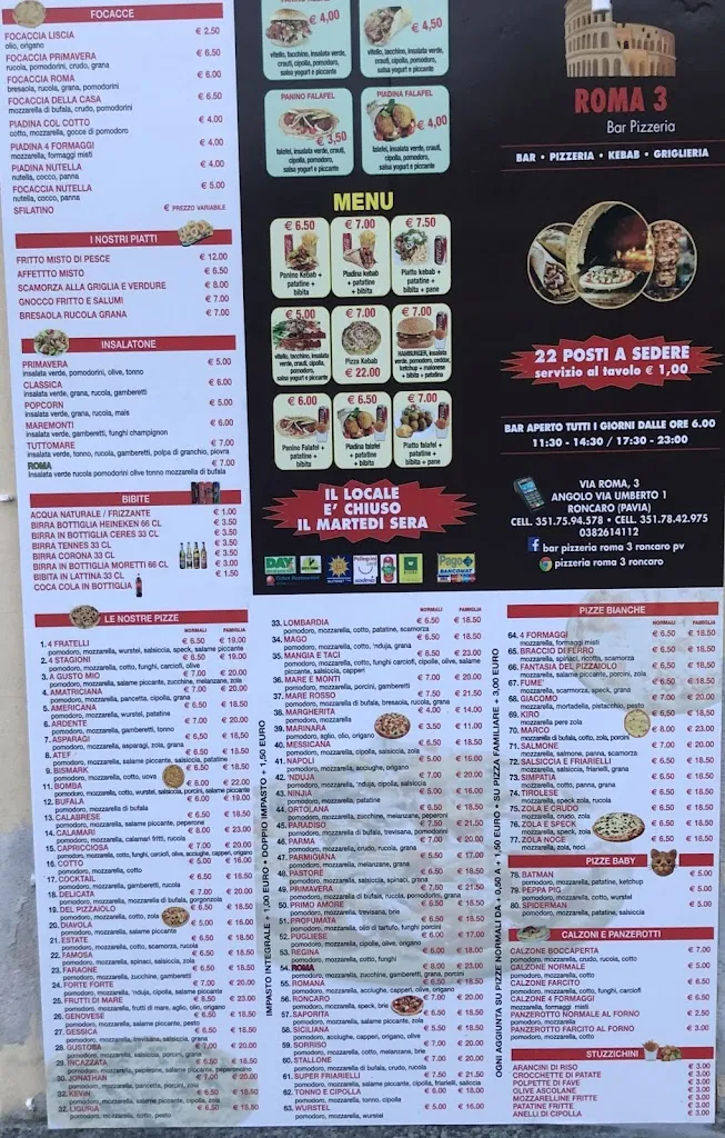 Menu_PIZZERIA BAR ROMA 3_Roncaro_image_1