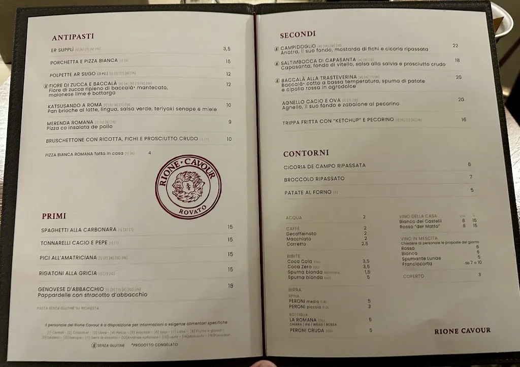 Menu_Rione Cavour | Cucina Romana_Rovato_image_3