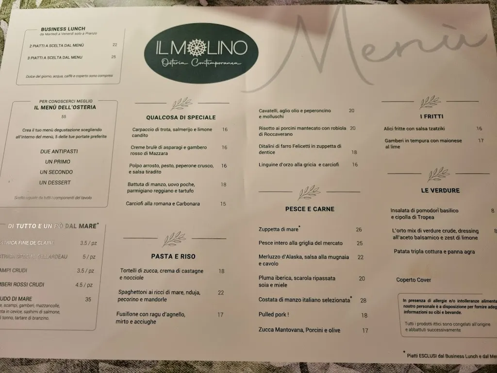 Menu_IL MOLINO Osteria Contemporanea_Rovato_image_1