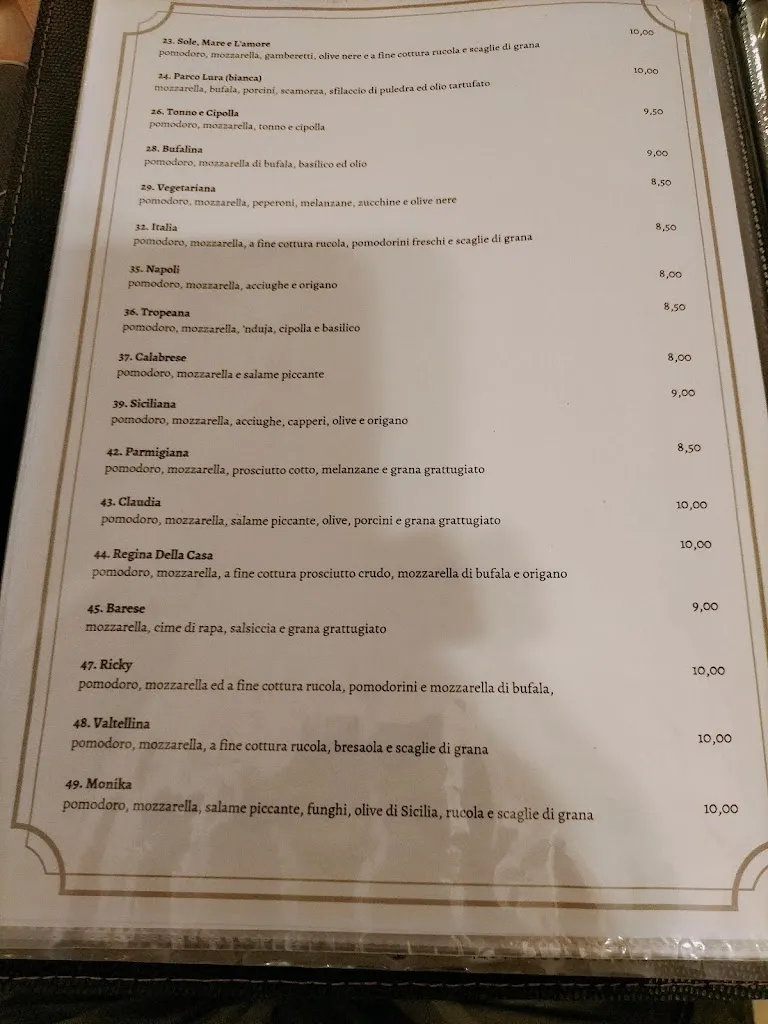 Menu_Ristorante pizzeria Parco Lura_Rovello Porro_image_1